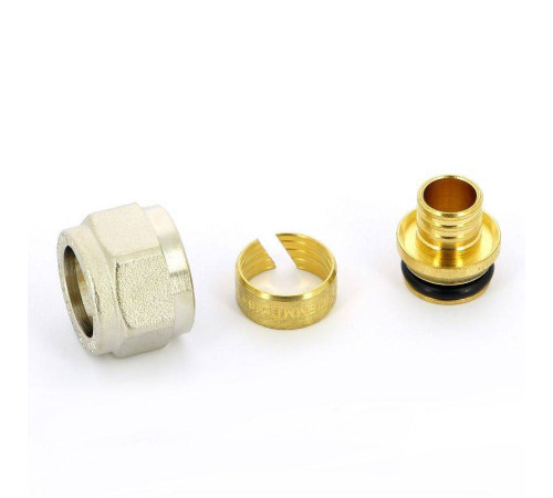 Соединитель обжимной Uni-Fitt 16x2.0 мм - 1/2 конус для полиэтиленовых труб 681N1612