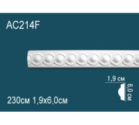 Молдинг гибкий Perfect полиуретановый с орнаментом AC214F