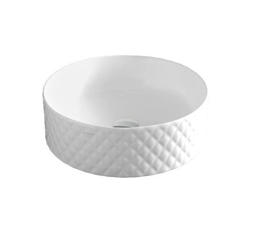 Раковина накладная Artceram ROMBO 44 см без отв. белый глянцевый OSL009 01 00