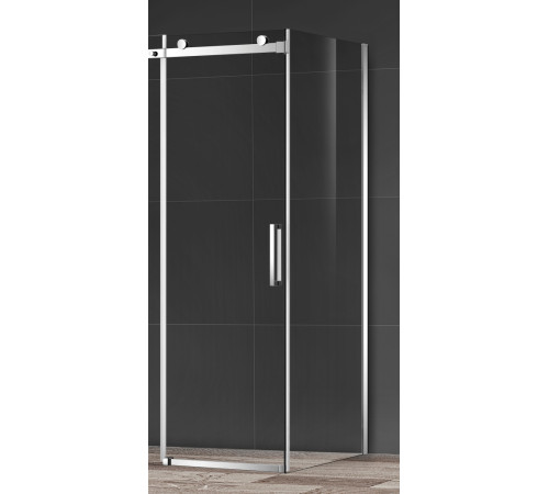 Боковая панель AQUAme 900х1950 мм стекло 8 мм хром AQM4203F-9