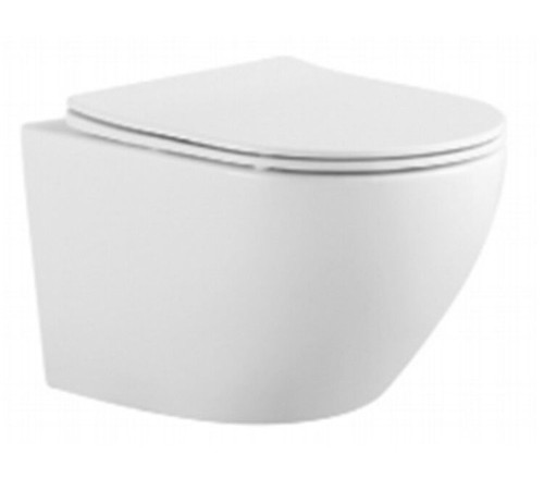 Унитаз подвесной Splendy Light Tornado 365x525x320 мм Crystal glaze белый LI10152VTNWG