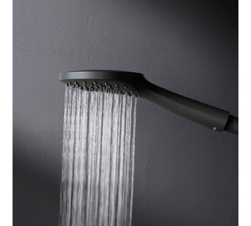 Душевая система AM.PM Like матовый черный F0790022