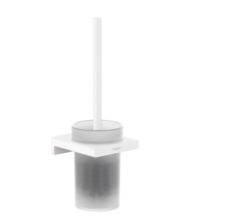 Ершик для туалета настенный Hansgrohe AddStoris металл/матовое стекло 41752700