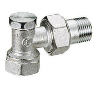 Клапан радиаторный Giacomini R16D2 угловой 3/4 ВН хромированный R16DX004