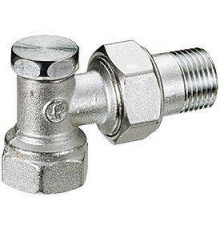 Клапан радиаторный Giacomini R16D2 угловой 3/4 ВН хромированный R16DX004