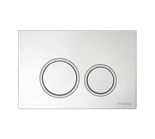 Панель смыва TECE TECESpring с круглыми кнопками хром глянцевый 9940101