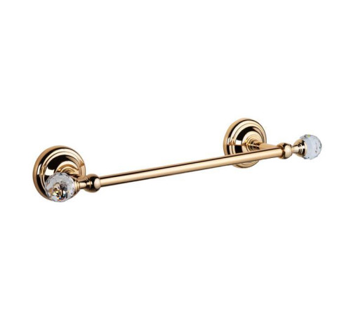 Полотенцедержатель подвесной TW Crystal 014 35.5 см золото с кристаллом Swarovski TWCR014oro-sw