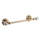 Полотенцедержатель подвесной TW Crystal 014 35.5 см золото с кристаллом Swarovski TWCR014oro-sw