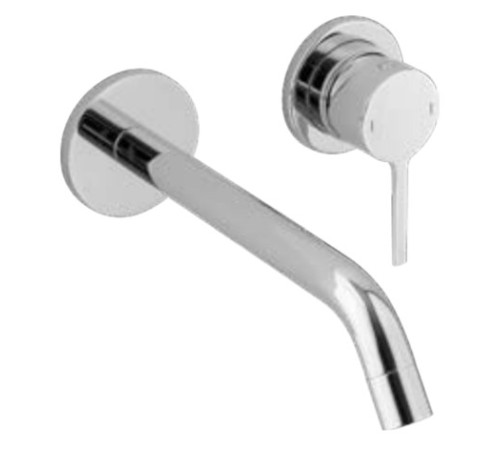 Смеситель для раковины Alpi NU настенный на 2 отверстия излив 230 мм хром NU21876CR/23