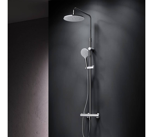 Душевая система AM.PM Like ShowerSpot с термостатом сталь F0780464