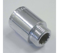 Удлинитель хромированный Tiemme 1 x 30 мм НВ 1500405