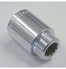 Удлинитель хромированный Tiemme 1 x 30 мм НВ 1500405