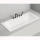 Ванна встраиваемая Salini Orlanda Kit 180х80х60 см S-Stone белый матовый 102122M