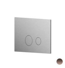 Клавиша смыва Newform X-STEEL 316 двойная для инсталляций TECE цвет PVD Brushed copper bronze 69642X.59.067
