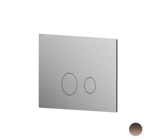 Клавиша смыва Newform X-STEEL 316 двойная для инсталляций TECE цвет PVD Brushed copper bronze 69642X.59.067