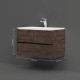 Тумба под раковину подвесная 80 см AM.PM Sensation табачный дуб M30FHX0802TF