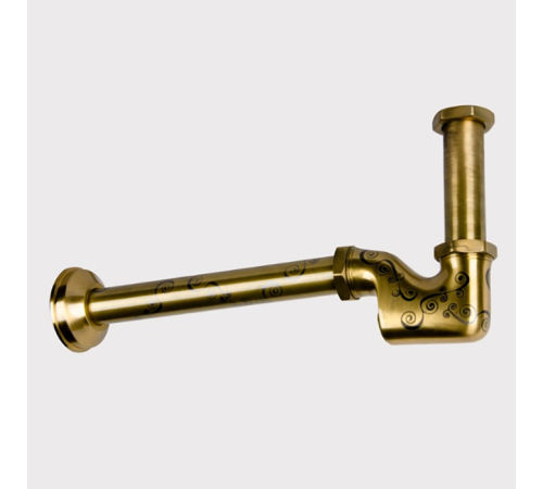 Сифон для раковины и биде Daniel Rubinetterie 1 1/4 золото A760114