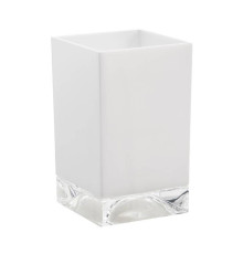 Стакан настольный Laufen Kartell 7х7х12 см пластик плотный белый 3.8233.0.090.000.1