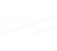 Плитка настенная Cersanit Vegas рельеф белый 25х75 см VGU052-53