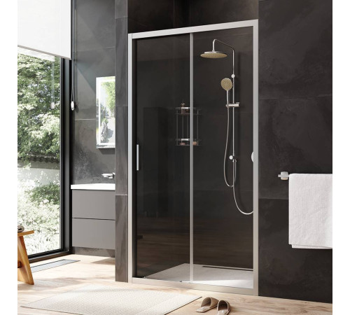 Дверь душевая в нишу AM.PM Gem 110x195 см раздвижная W90G-110-1-195MT