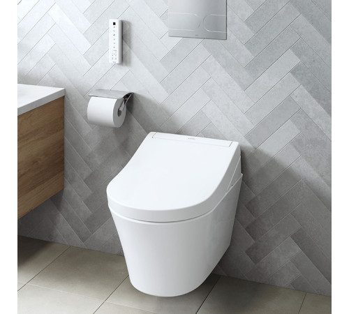 Унитаз подвесной TOTO GP безободковый с сиденьем-биде WASHLET 54x38 см CW553Y/TCF34120GEU