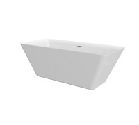 Ванна акриловая отдельностоящая AQUAMET AQM3502GW 1676х750х600 мм белый глянец AQM3502GW