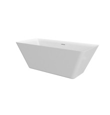 Ванна акриловая отдельностоящая AQUAMET AQM3502GW 1676х750х600 мм белый глянец AQM3502GW