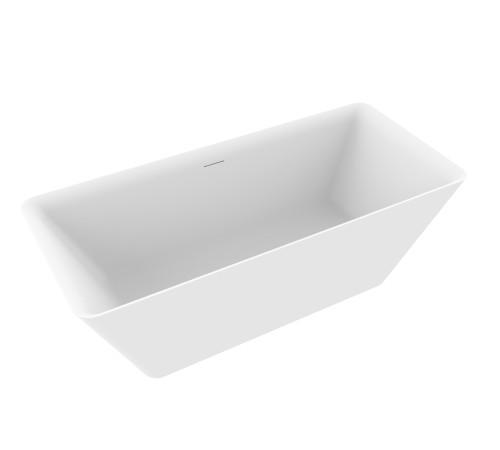Ванна акриловая отдельностоящая AQUAMET AQM3502MW 1676х750х600 мм белый матовый AQM3502MW