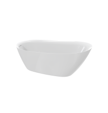 Ванна акриловая отдельностоящая AQUAMET AQM3503GW 1676х750х730 мм белый глянец AQM3503GW