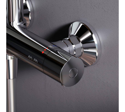 Душевая система AM.PM Like ShowerSpot с термостатом сталь F0780464