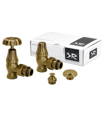 Комплект вентилей SR Rubinetterie Floral Old Style 1/2 угловой бронза K337-1500Z000