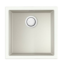 Кухонная мойка Omoikiri Yamakawa 45-U/I-WH Artceramic 45.6 x 45.6 см белый 4993784