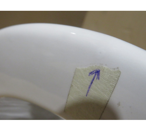 УЦЕНКА Биде подвесное GSI Kube X 500х360 мм белое глянцевое 9464111_УЦ/2