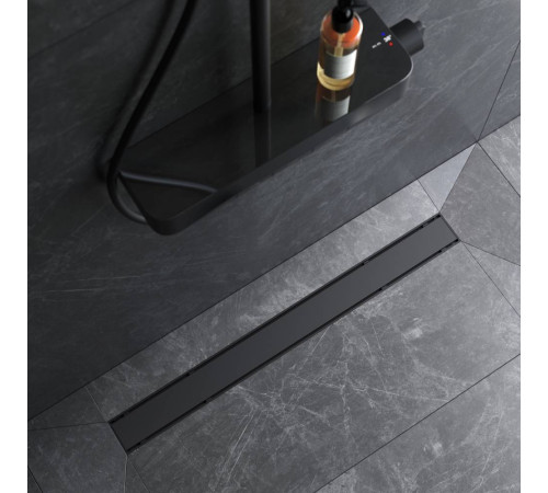 Трап для душа линейный AM.PM PrimeFlow универсальный затвор Tile 80 см W02SC-U11-080-04BM