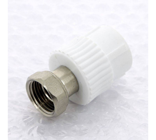 Муфта Pro Aqua полипропиленовая с накидной гайкой ВР 20 мм x 1/2 PA29008