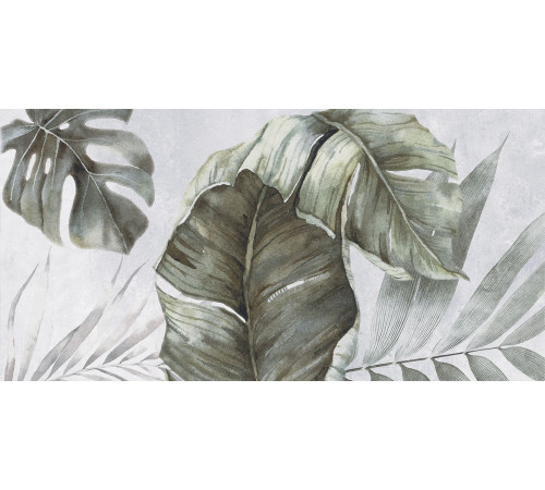 Плитка настенная Laparet Etnis Botanica светло-серая 30х60 см 00-00-5-18-00-06-3662