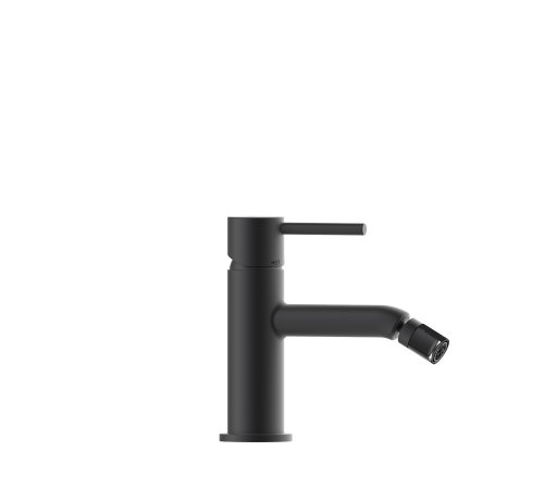 Смеситель для биде BOSSINI TEO однорычажный с донным клапаном черный матовый Z00702.073