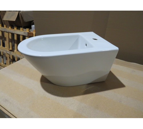 Биде подвесное GSI Kube X 550x360 мм с отверстием под смеситель без крепежа 9465111