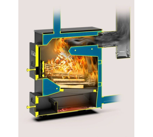 Котел твердотопливный Теплодар Куппер ПРАКТИК-14 (1.1) АОК.87.000.00