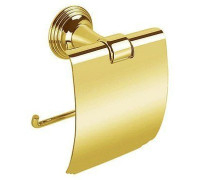 Держатель для туалетной бумаги с крышкой Colombo Design Hermitage PVD золото B3391.HPS