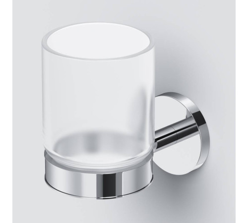 Стакан стеклянный с настенным держателем AM.PM X-Joy A85A34300