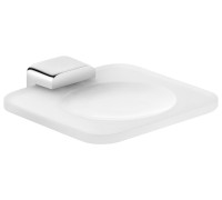 Мыльница настенная Kludi E2 140х140 мм опаловое стекло 4998505