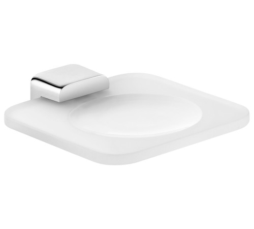 Мыльница настенная Kludi E2 140х140 мм опаловое стекло 4998505