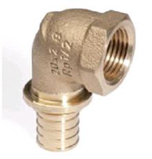 Угольник-переходник Rehau RAUTITAN RX+ 20-Rp 1/2 ВР бронза 14563553001