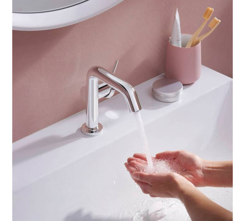Смеситель для раковины Hansgrohe Tecturis S на 1 отверстие с донным клапаном хром 73320000
