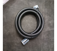 Шланг душевой AquaMe 1500 мм с защитой от перекручивания черный AQM8004B