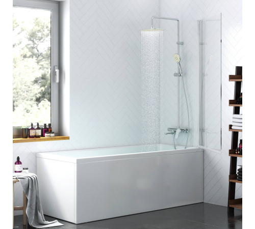 Шторка на ванну AM.PM Skyline 80х140 см поворотная DX35WBS-D080-140MT