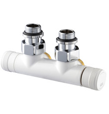 Узел нижнего подключения угловой SR Rubinetterie Tondera 1/2x3/4 белый 0699-1500VCEA