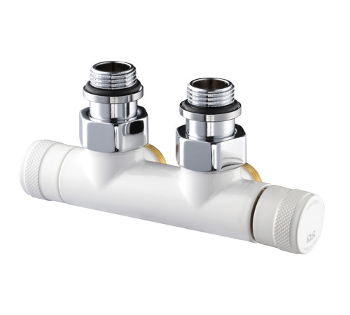 Узел нижнего подключения угловой SR Rubinetterie Tondera 1/2x3/4 белый 0699-1500VCEA