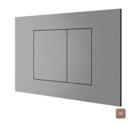 Клавиша смыва Almar для бачков Geberit/TECE двойная медь PVD E330001.CO